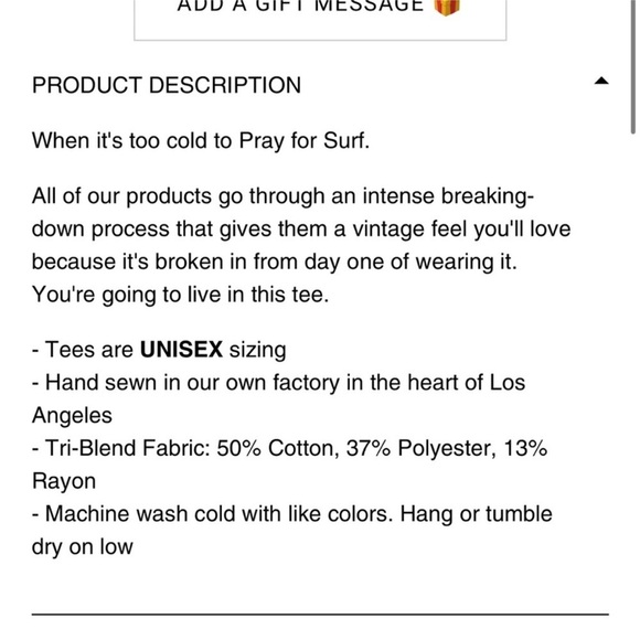 Aviator Nation PRAY FOR SNOW TEE XS - Picture 4 of 12